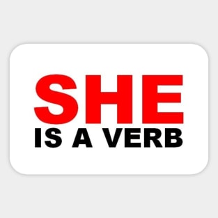 Officials SHE Shirt Sticker